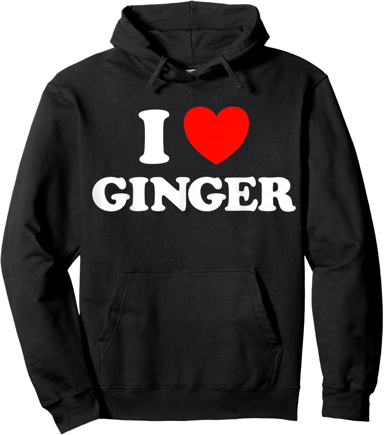 Ginger Heart Funny Favorite Food India Root Remedy Spice Fan Hoodie - Hoodie | Black