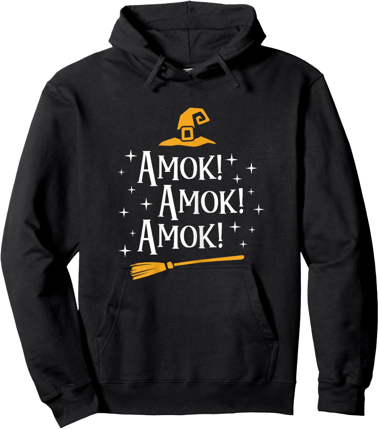 Amok Amok Amok T Shirt Cute Costume Idea Sisters Halloweens Hoodie - Hoodie | Black