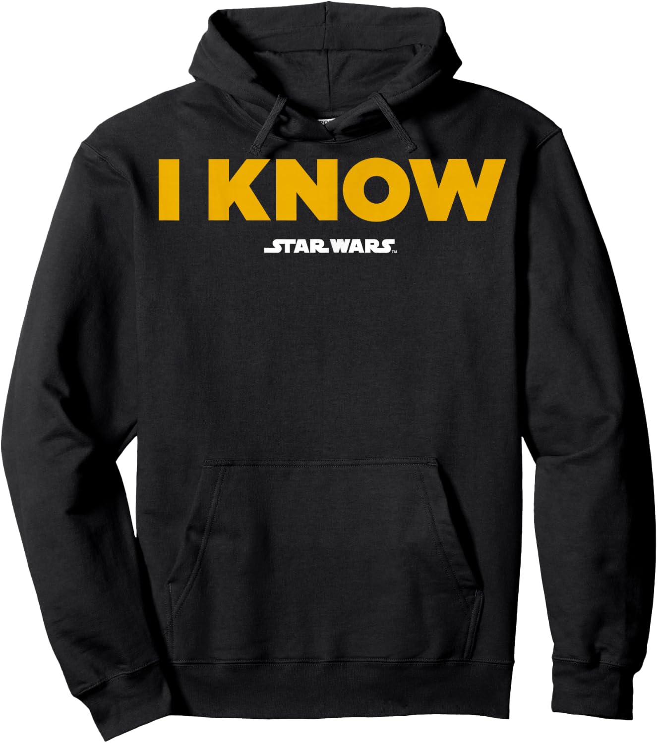 Star Wars Han Solo I Know Graphic Hoodie - Hoodie | Black