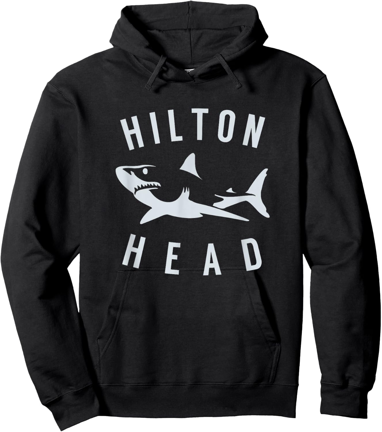Hilton Head South Carolina T Shirt Shark SC Souvenir Hoodie - Hoodie | Black