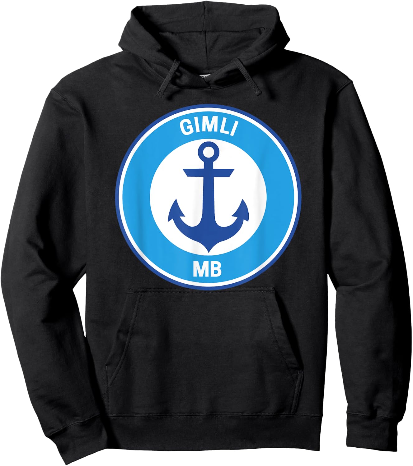 Vintage Gimli Manitoba Hoodie - Hoodie | Black