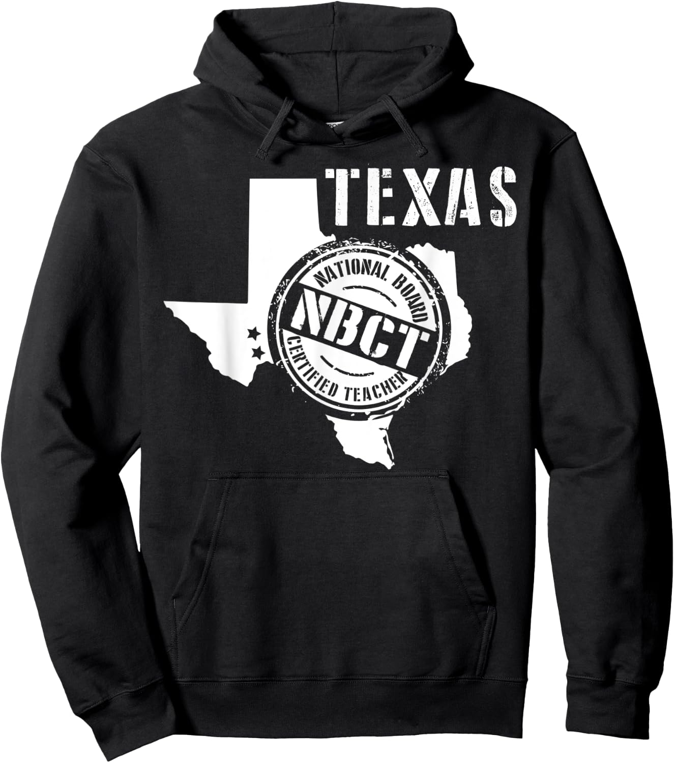 Texas National Board Certified Teacher NBCT Hoodie - Hoodie | Black