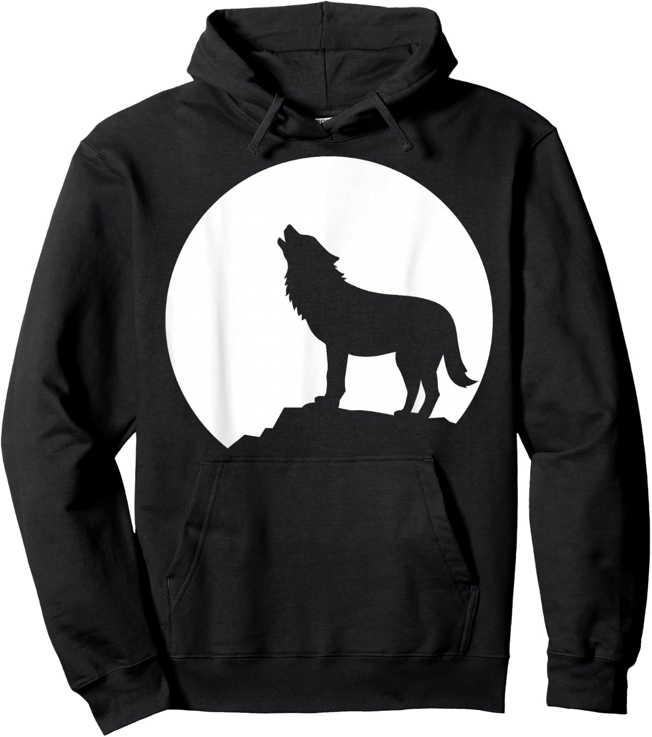 Wolf Moon Hoodie - Hoodie | Black