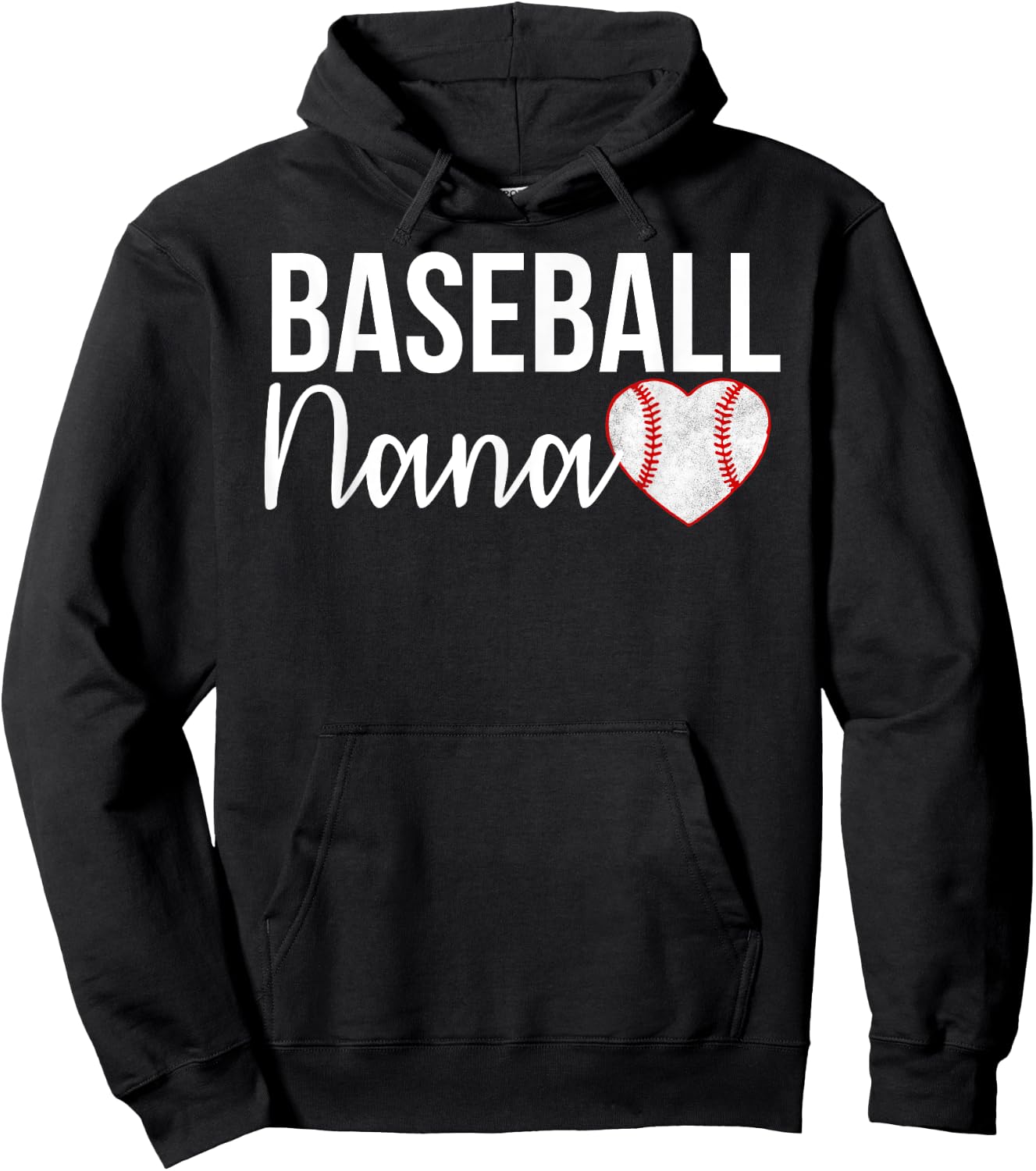 Baseball Nana Baseball Gifts For Baseball Fans Hoodie - Hoodie | Black