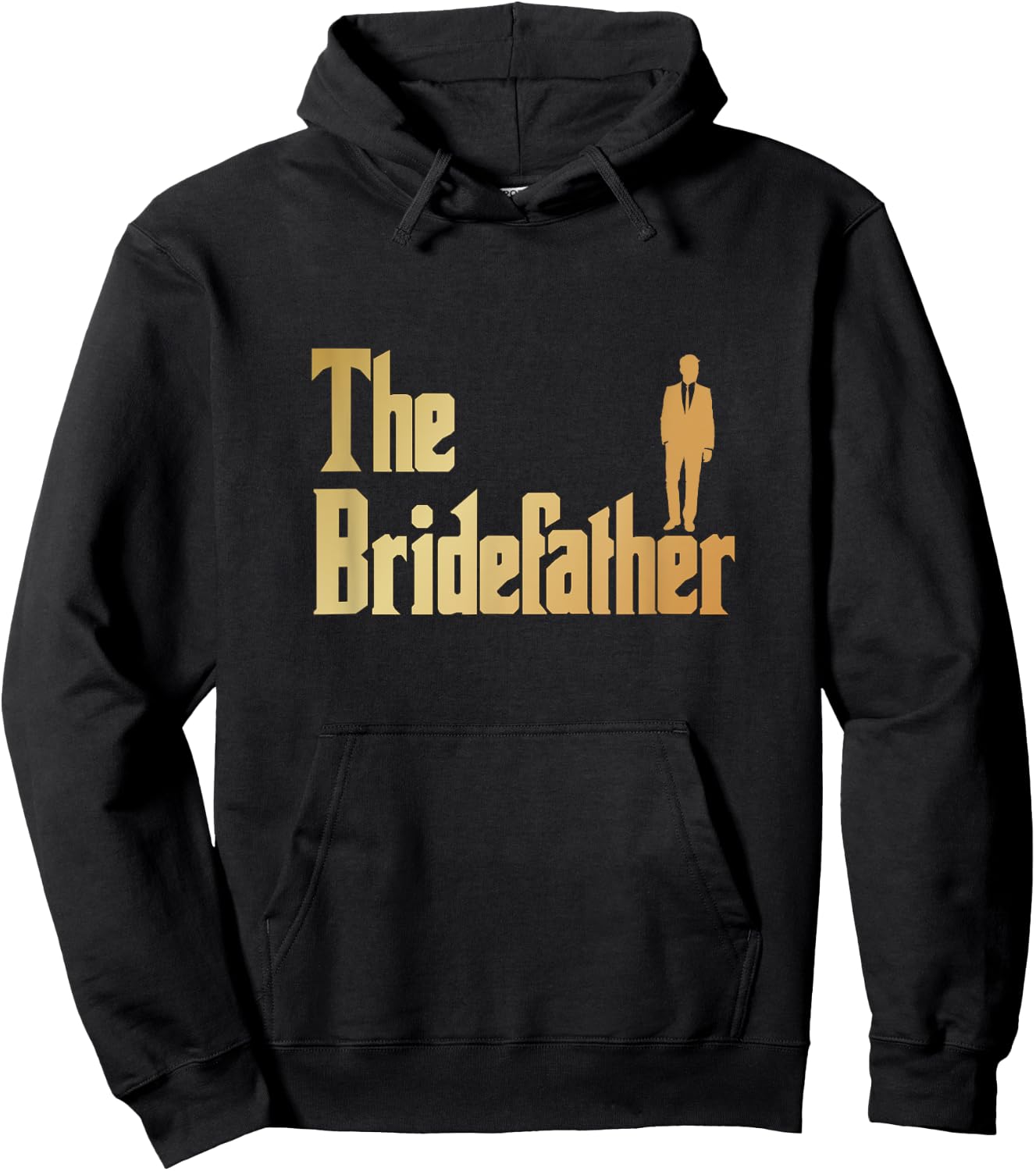 Shirtonaut Bridefather , Great Father of the Bride Gift Shirt Hoodie - Hoodie | Black