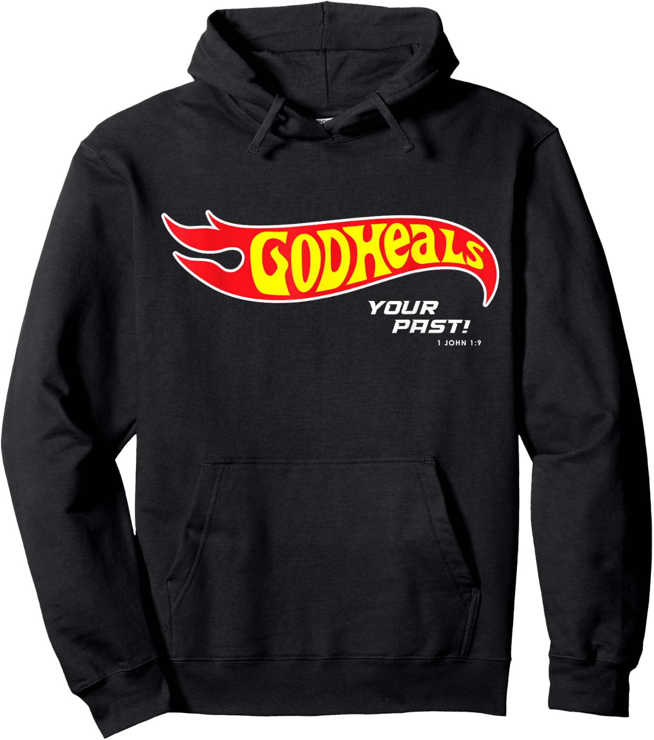 Christian Christmas gifts bible verse scriptures God Heals Hoodie - Hoodie | Black