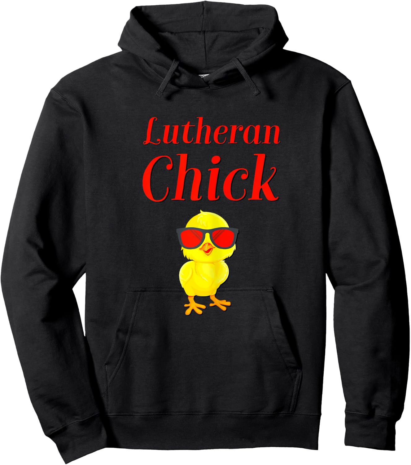 Lutheran Chick Martin Luther Rose Protestant Reformation Hoodie - Hoodie | Black
