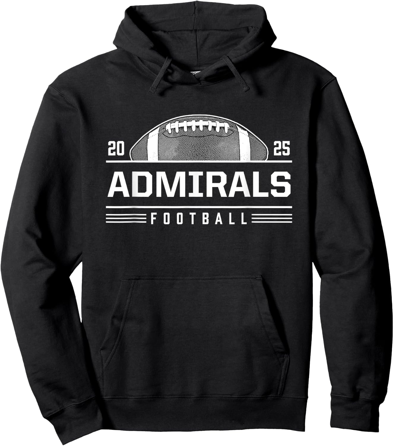 Admirals Danville Football 2025 HS Hoodie - Hoodie | Black
