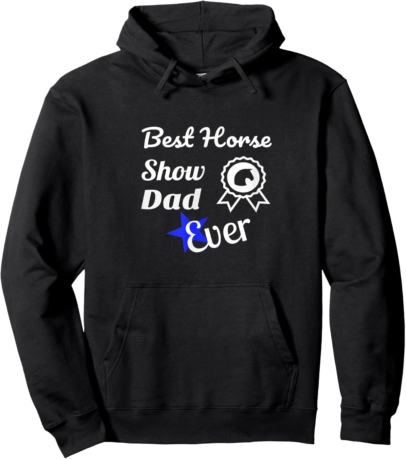 Best Horse Show Dad T Shirt For Equestrian Fathers Hoodie - Hoodie | Black