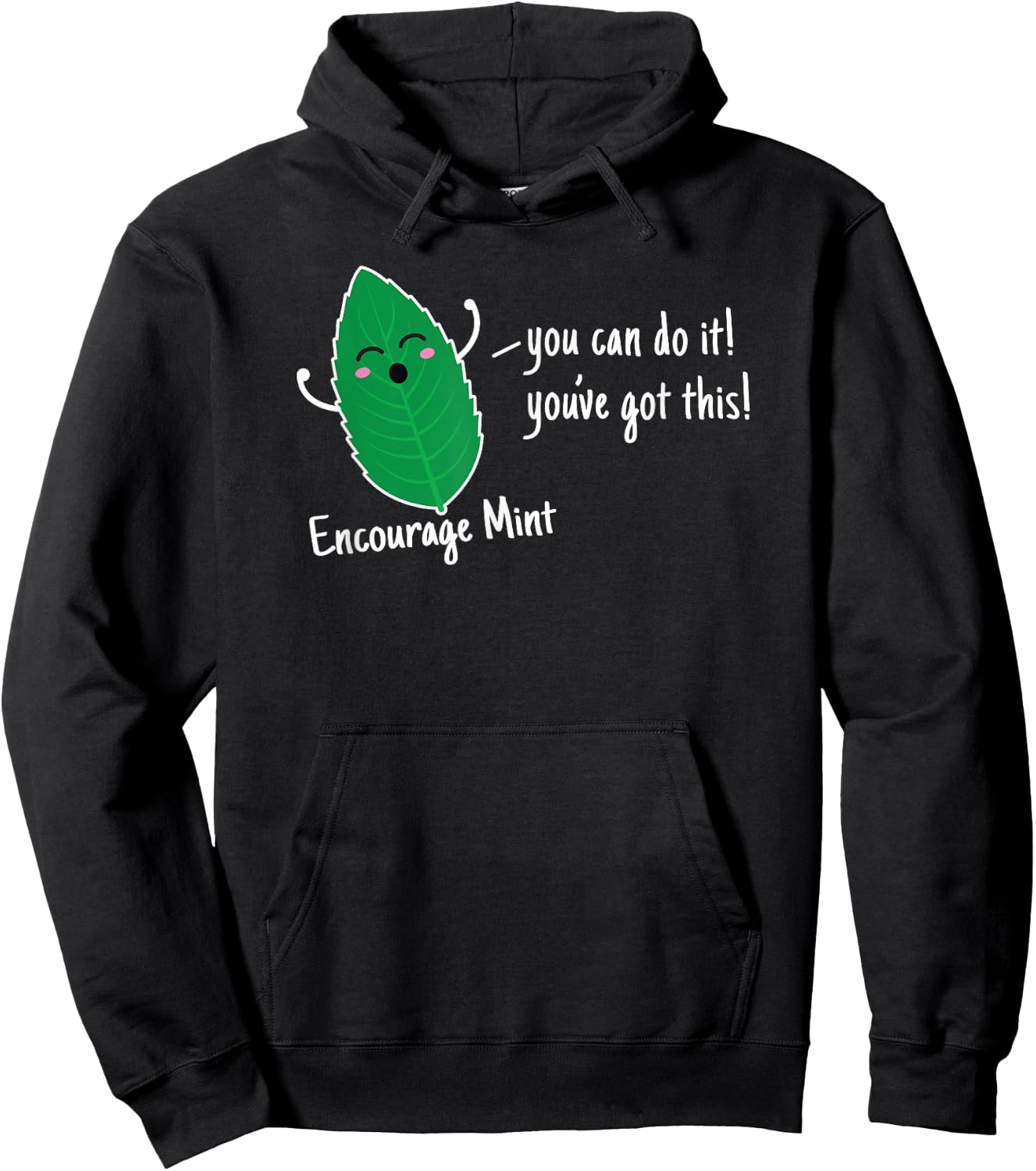 Encourage Mint Funny Cooking T Shirt Hoodie - Hoodie | Black