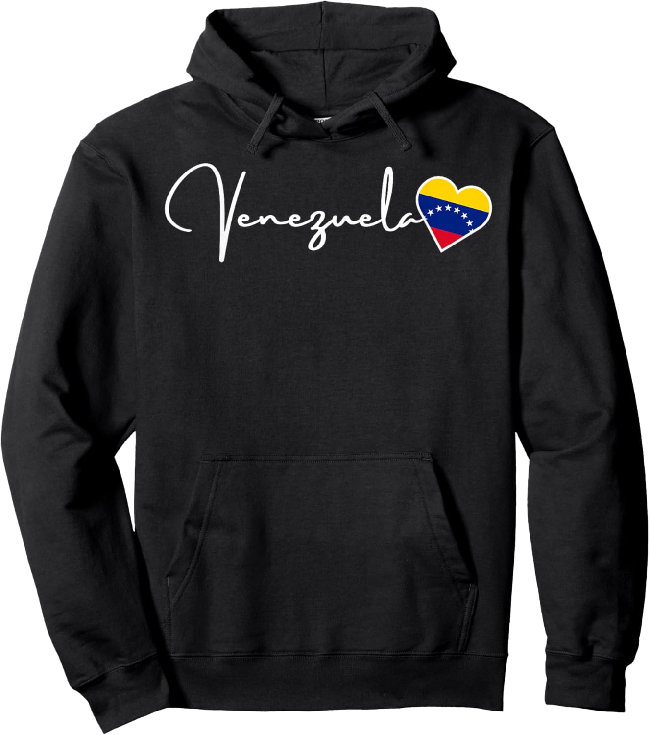 Venezuela Heart Flag Pride Heritage Venezuela Hoodie - Hoodie | Black