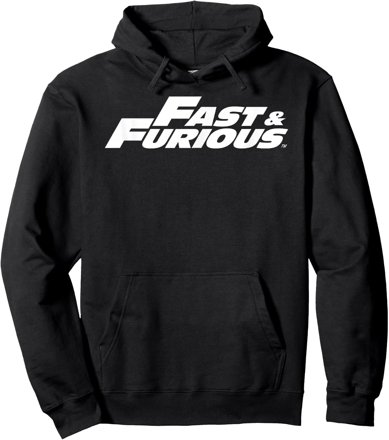Fast & Furious Classic White Logo Hoodie - Hoodie | Black