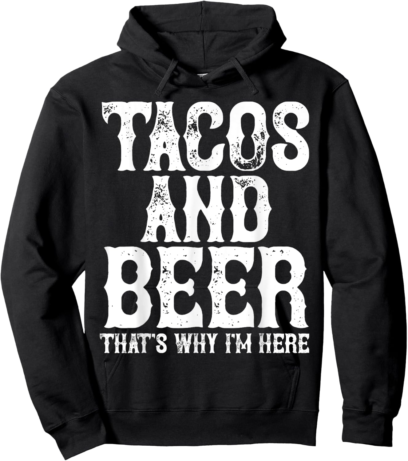 TACOS AND BEER Drinking Drunk Cinco De Mayo Men Women Gift Hoodie - Hoodie | Black