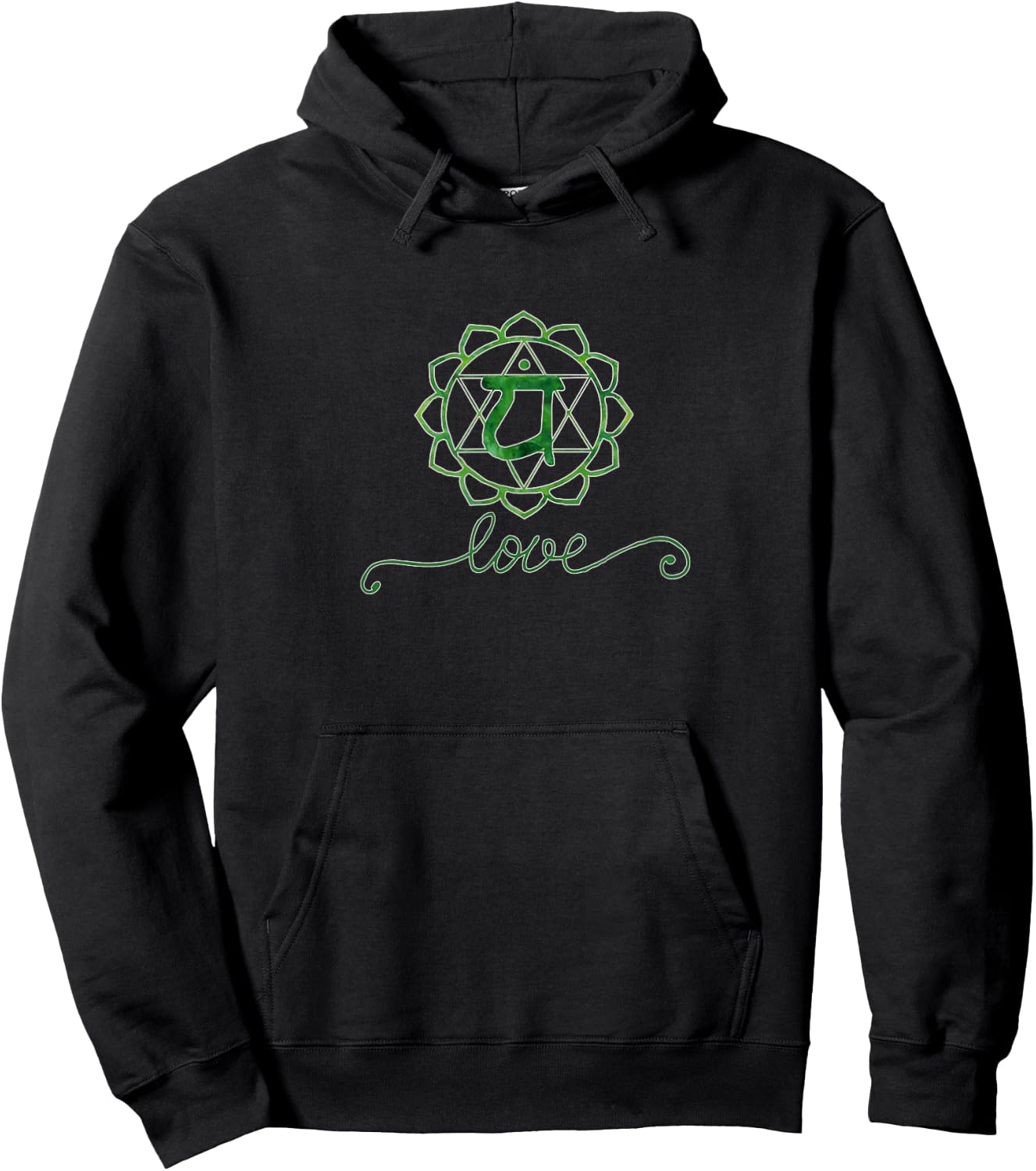 Heart Chakra Love T Shirt Hoodie - Hoodie | Black
