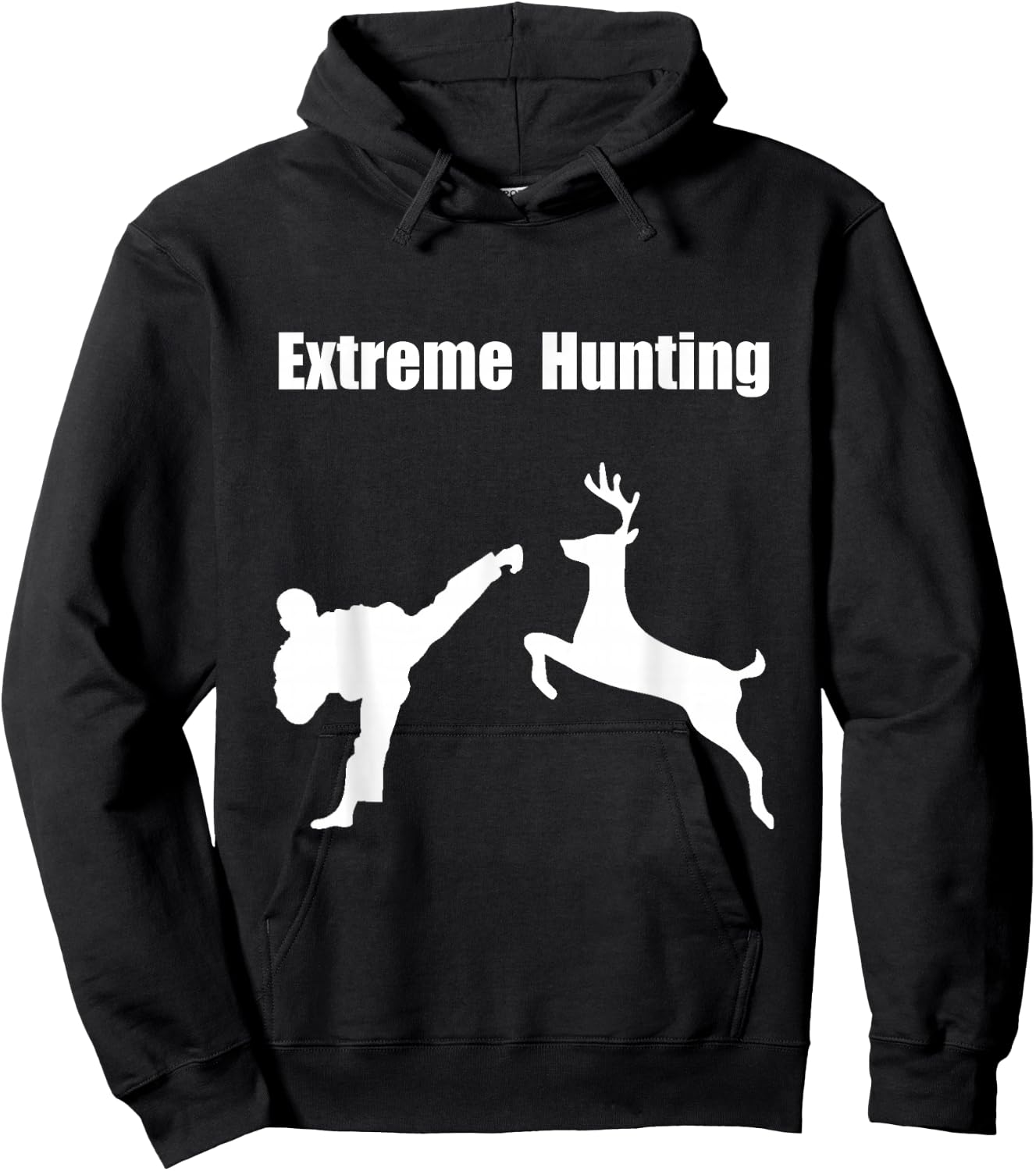 Extreme Hunting Martial Arts Funny Hoodie - Hoodie | Black