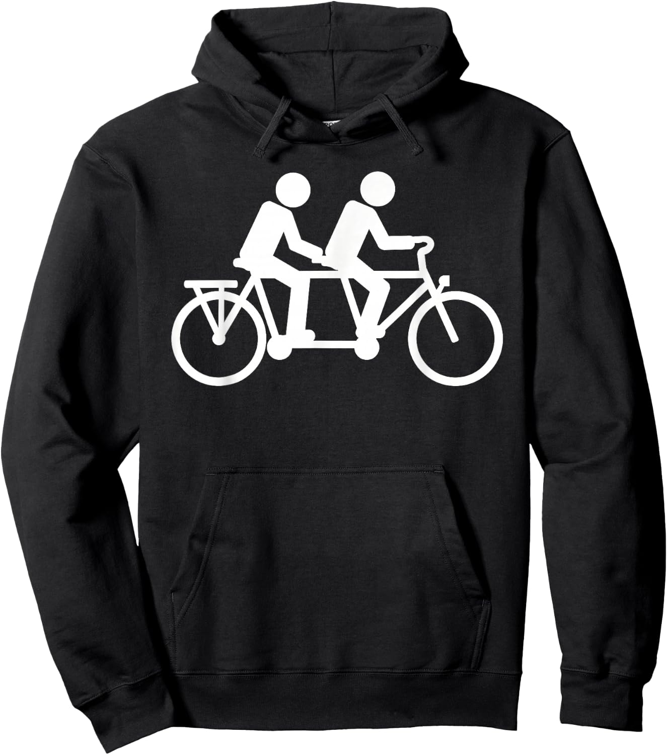 Tandem bike Hoodie - Hoodie | Black