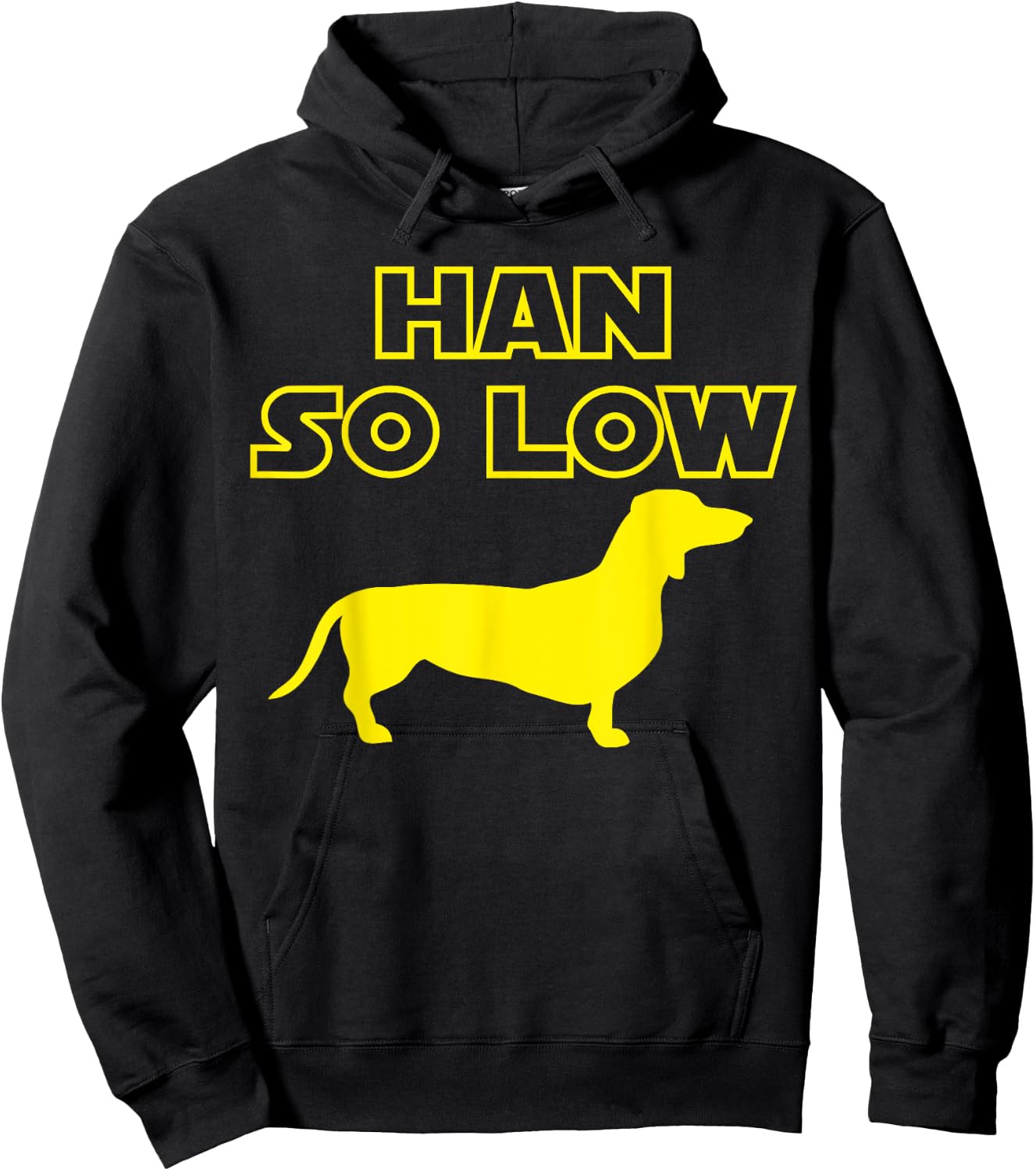 Funny Daschund - Hans So Low Hoodie - Hoodie | Black
