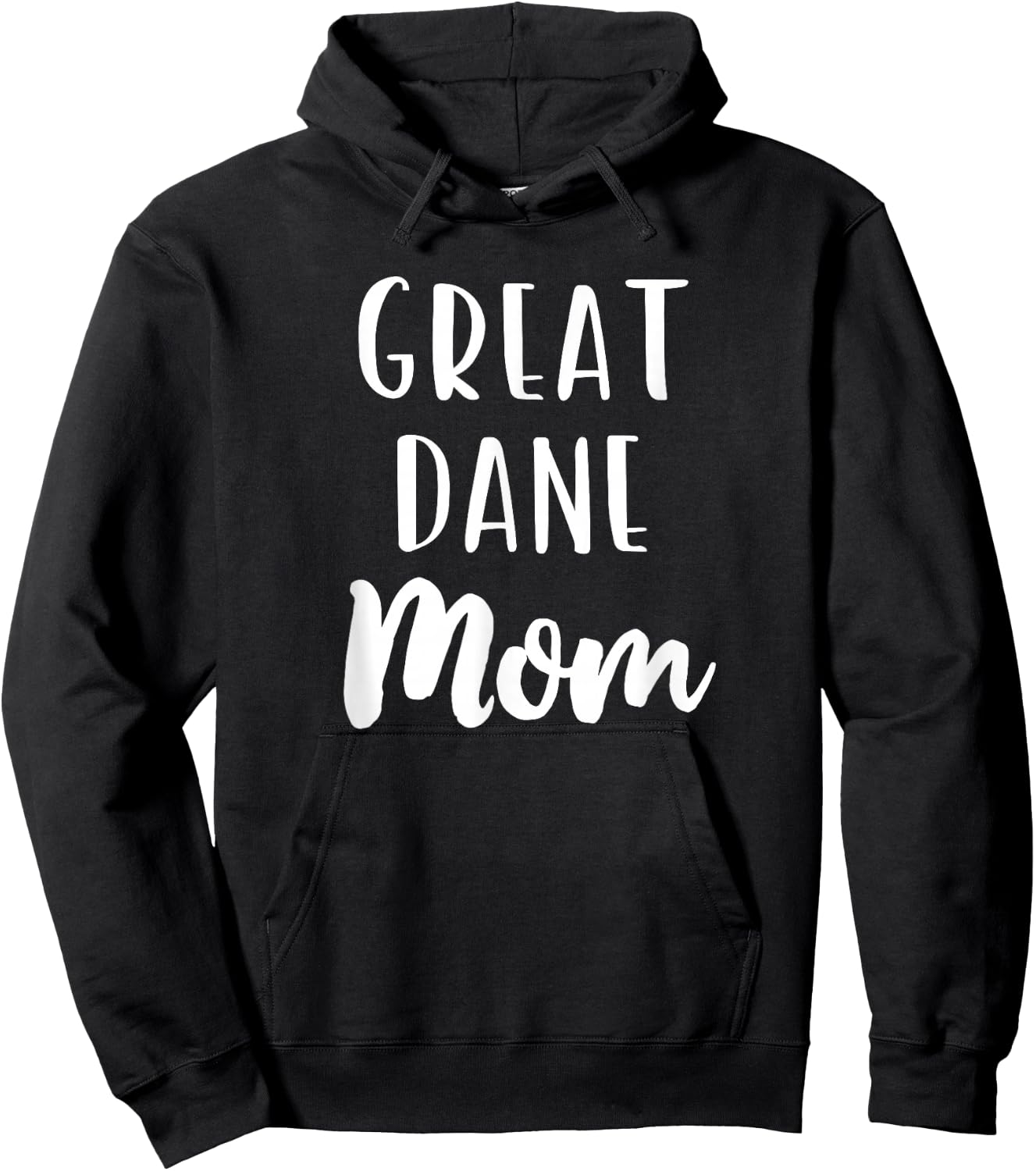 Great Dane Mom Funny Dog Lover Gift Christmas Hoodie - Hoodie | Black