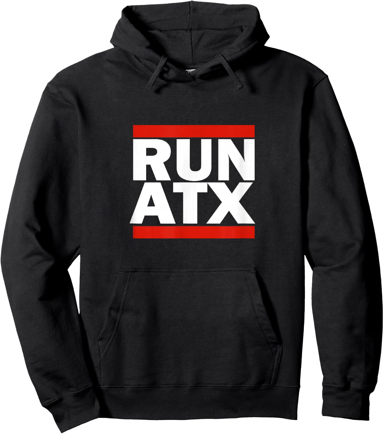 Run ATX Austin Texas Shirt Hoodie - Hoodie | Black