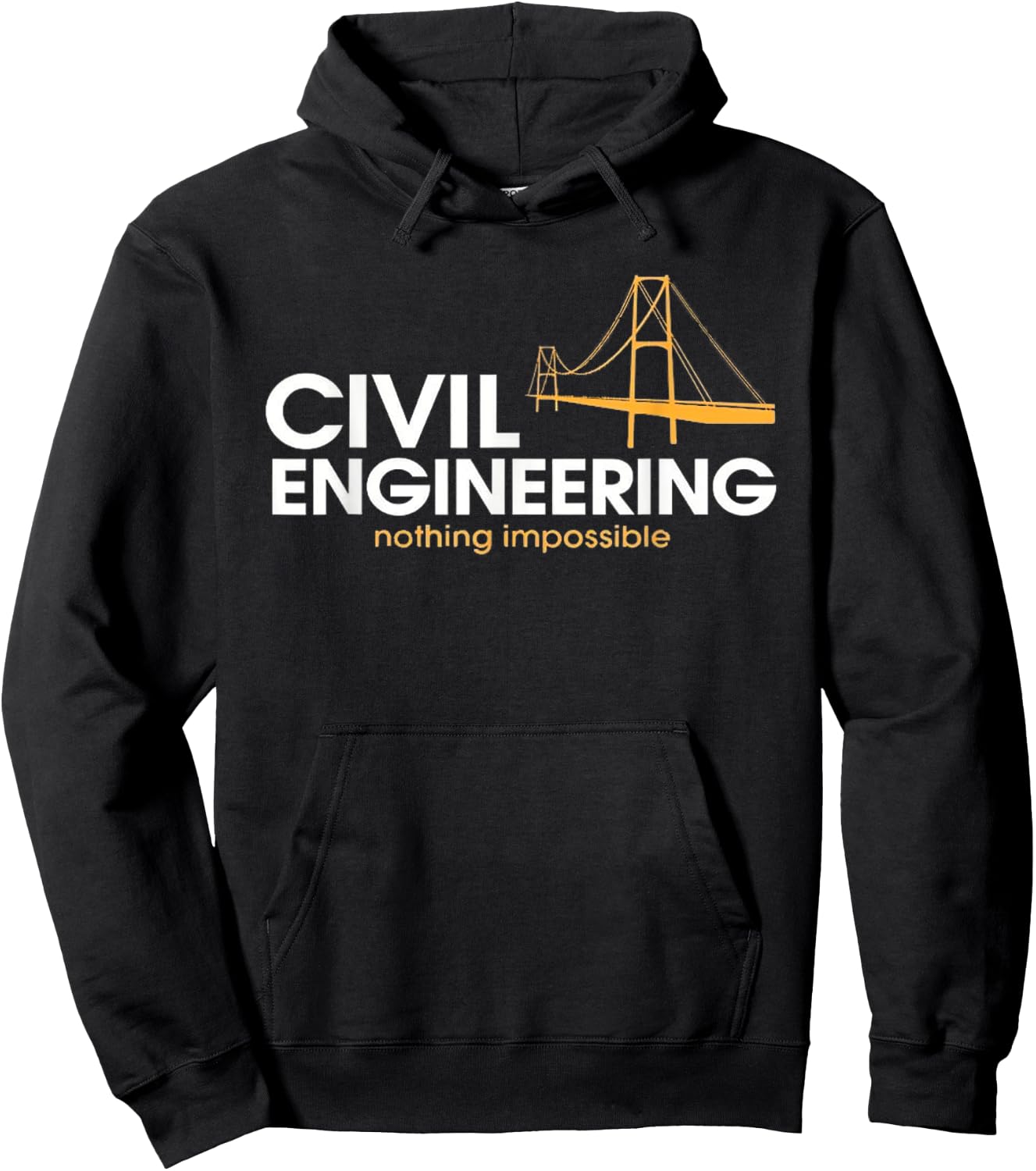 Civil engineering shirt for , Civil engineering for boys Hoodie - Hoodie | Black