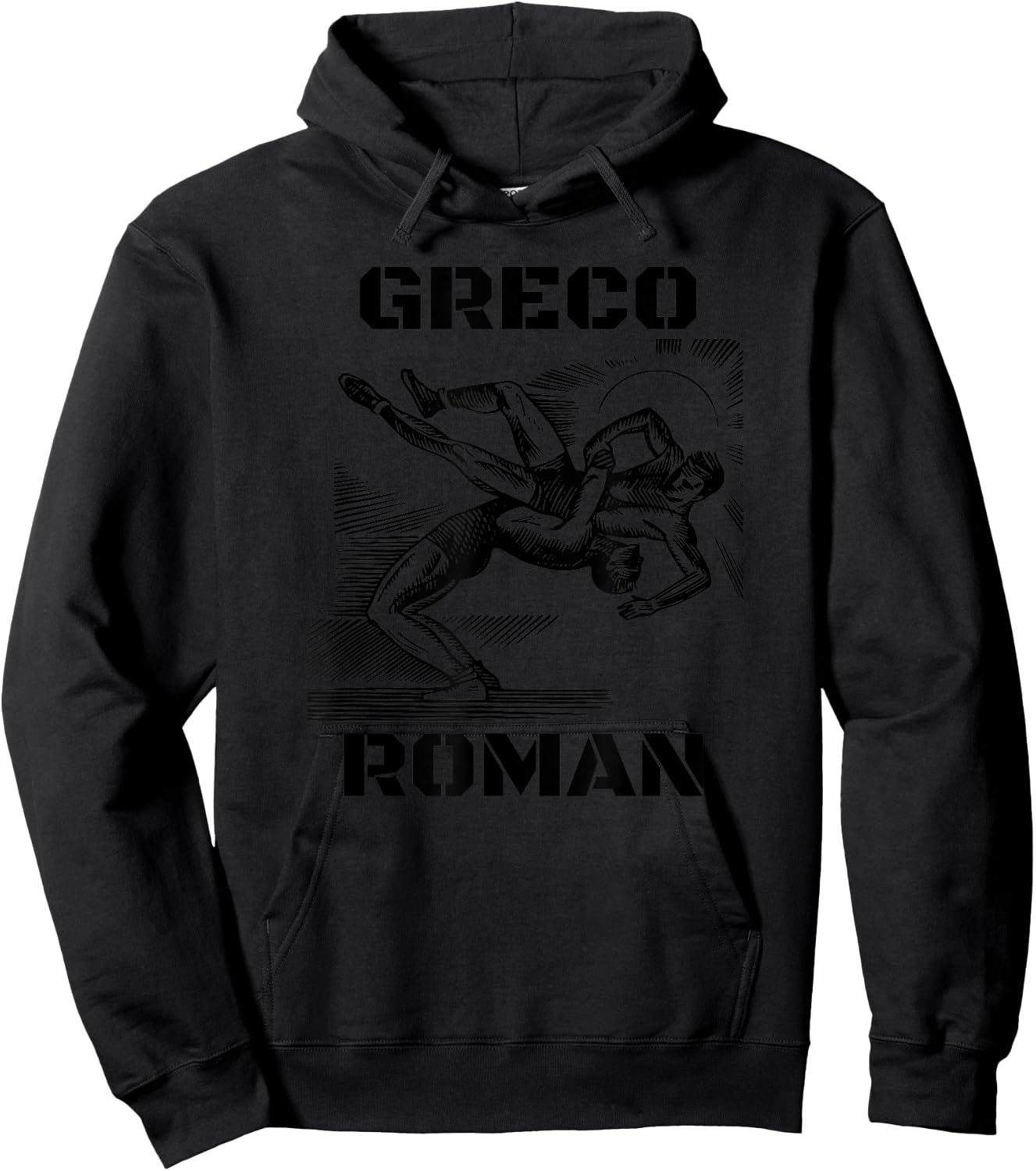 Greco Roman Wrestling Hoodie - Hoodie | Black