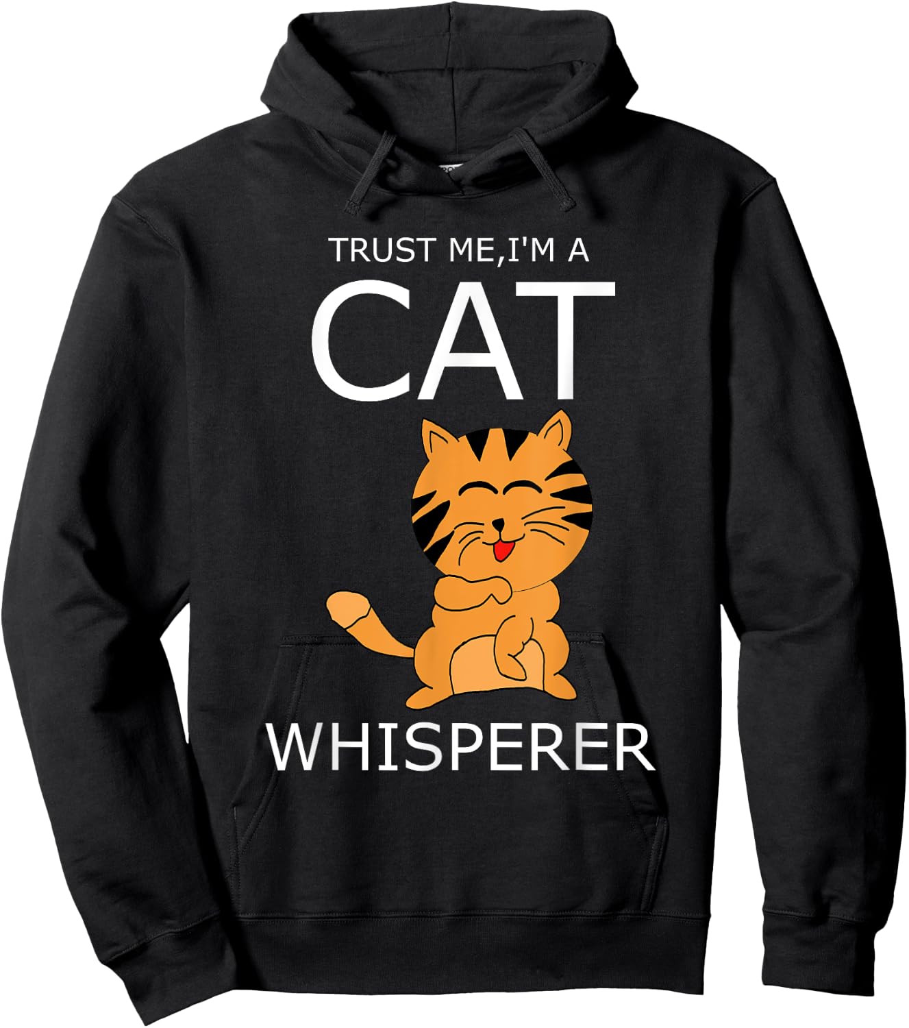 i'm A Cat Whisperer T Shirt Women Girls Kids Hoodie - Hoodie | Black