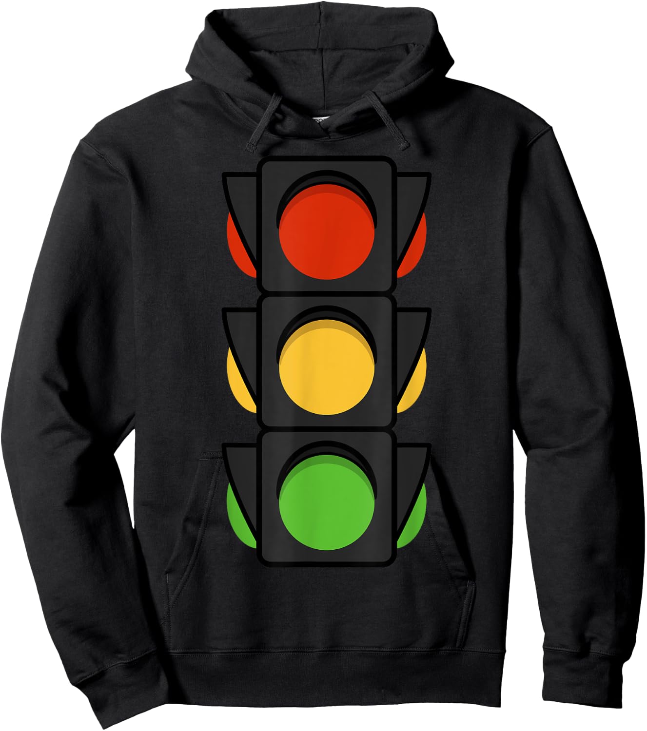 Pretend I'm A Traffic Light Halloween Costume Funny Hoodie - Hoodie | Black