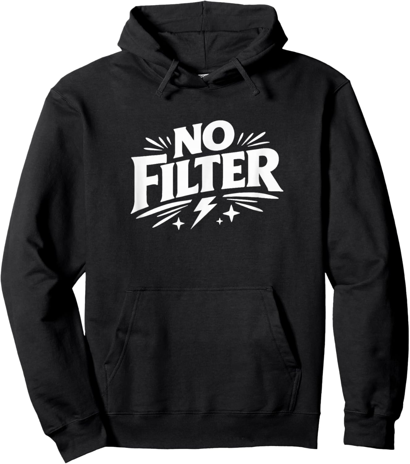 No Filter Hoodie - Hoodie | Black