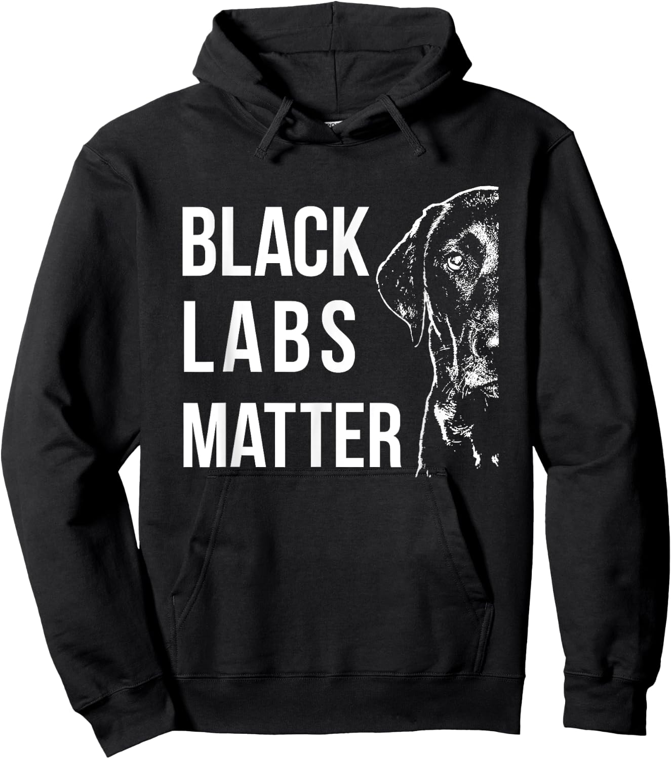 Labrador | Black Labs Matter Hoodie - Hoodie | Black