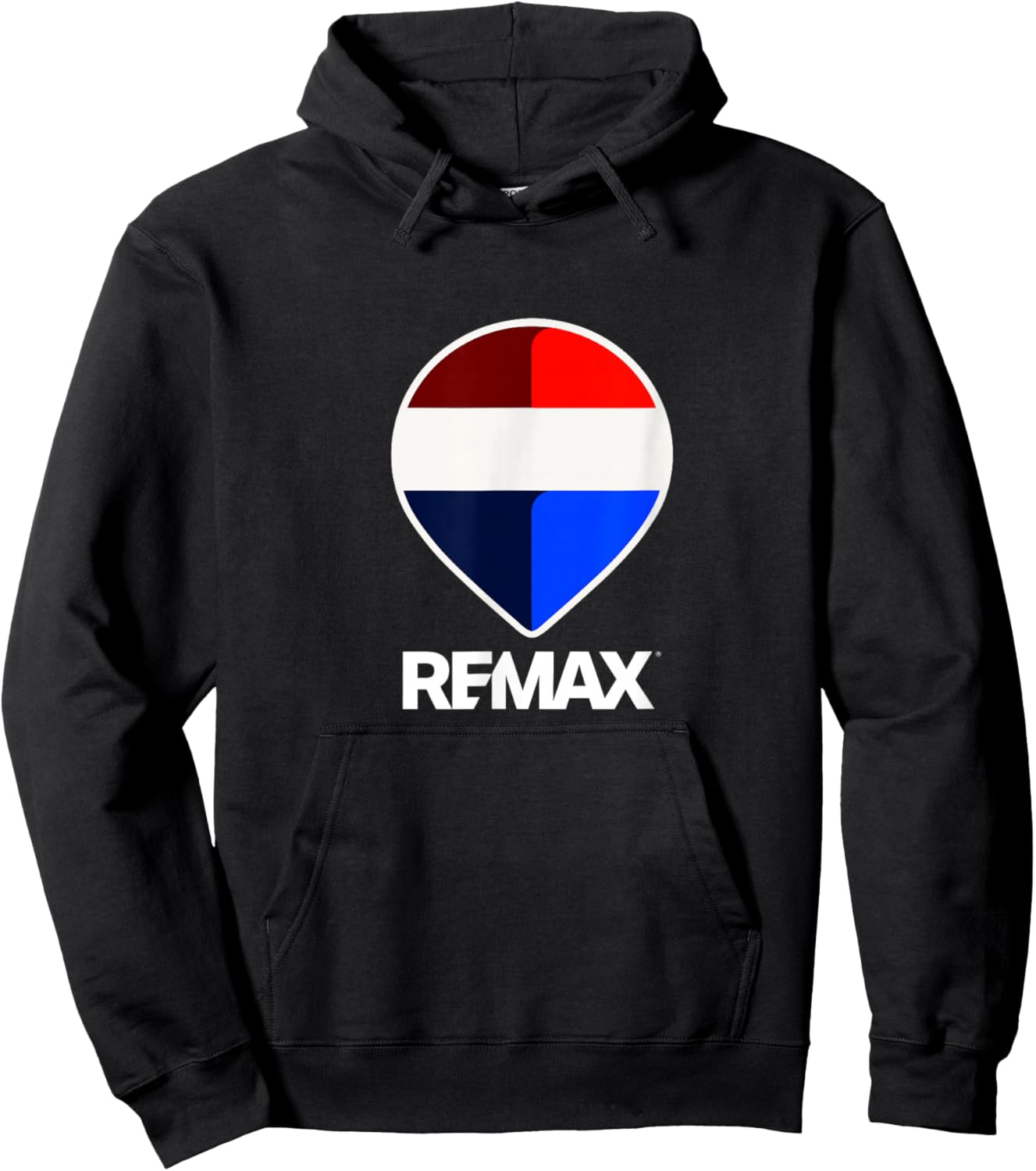 REMAX - Large Balloon Logo - White Text Hoodie - Hoodie | Black