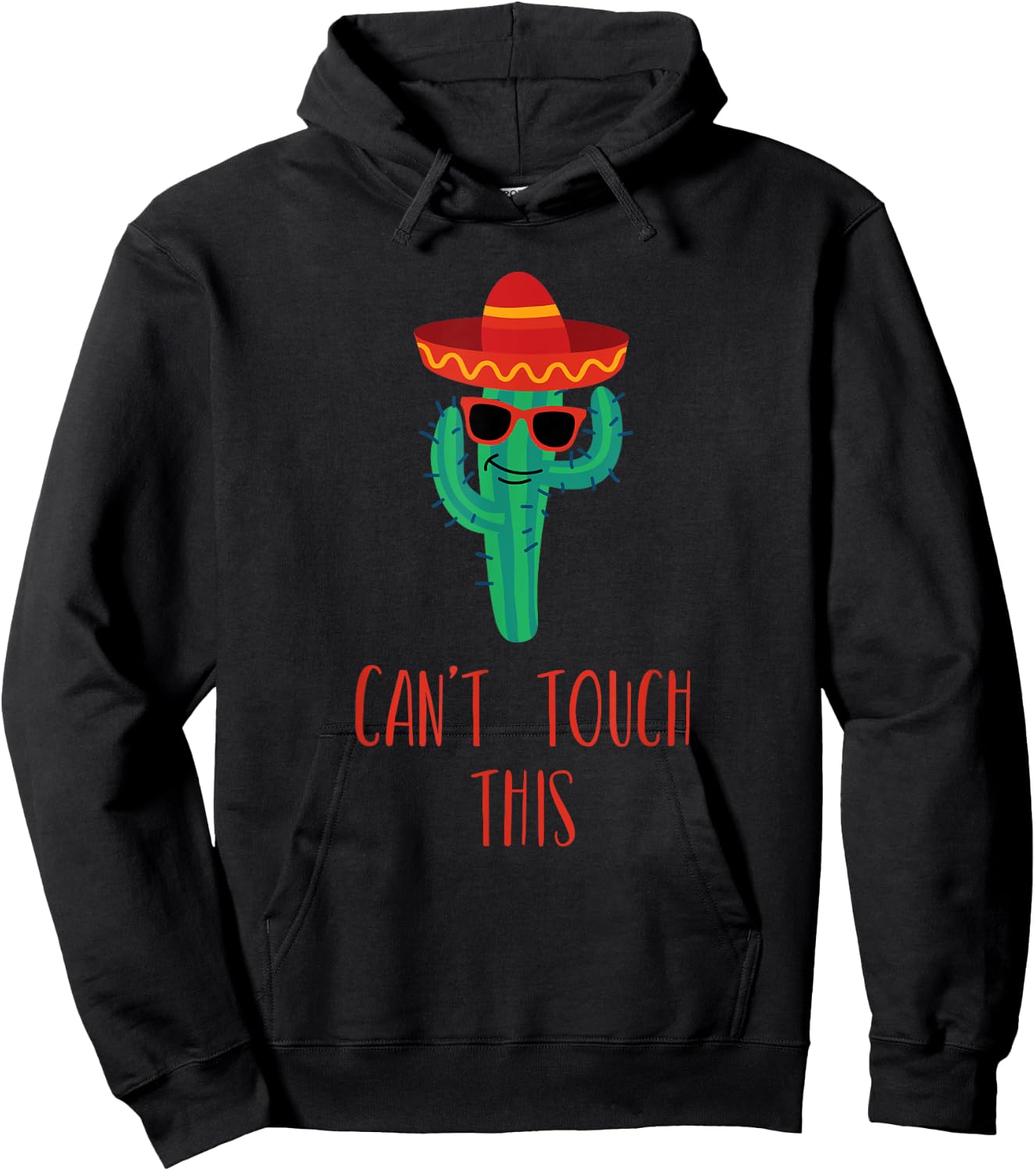 Can't Touch This Cactus Hoodie - Hoodie | Black