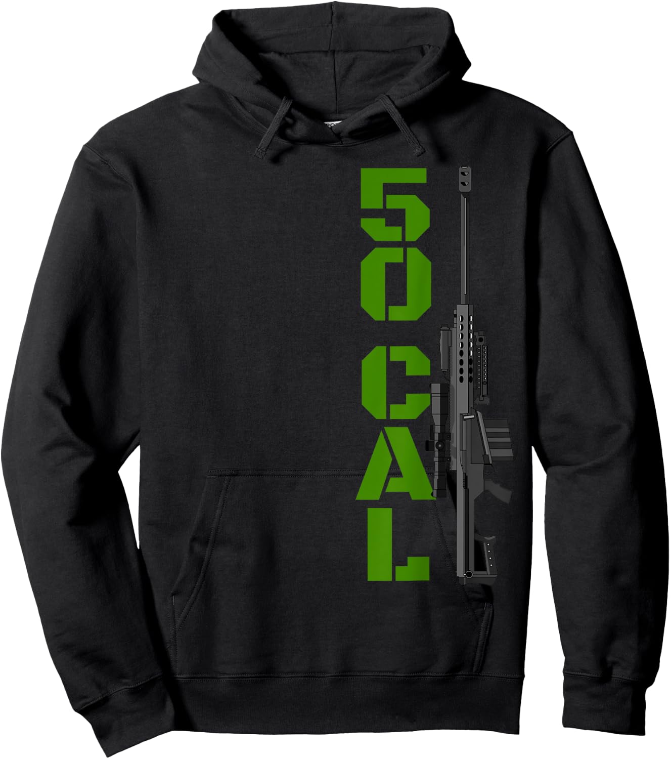 Barrett 50 Cal Gun Love 2nd Amendment Adult Pro Gun Hoodie - Hoodie | Black
