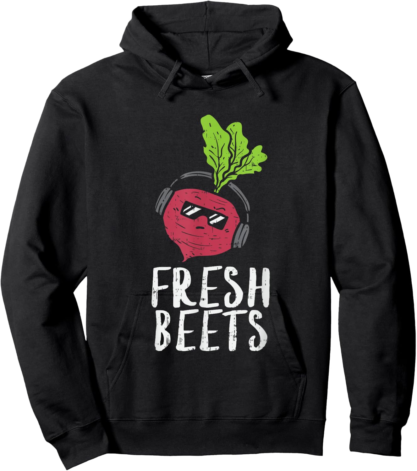 Funny Fresh Beets Vegetable Farmers Market Local Farm Food Hoodie - Hoodie | Black