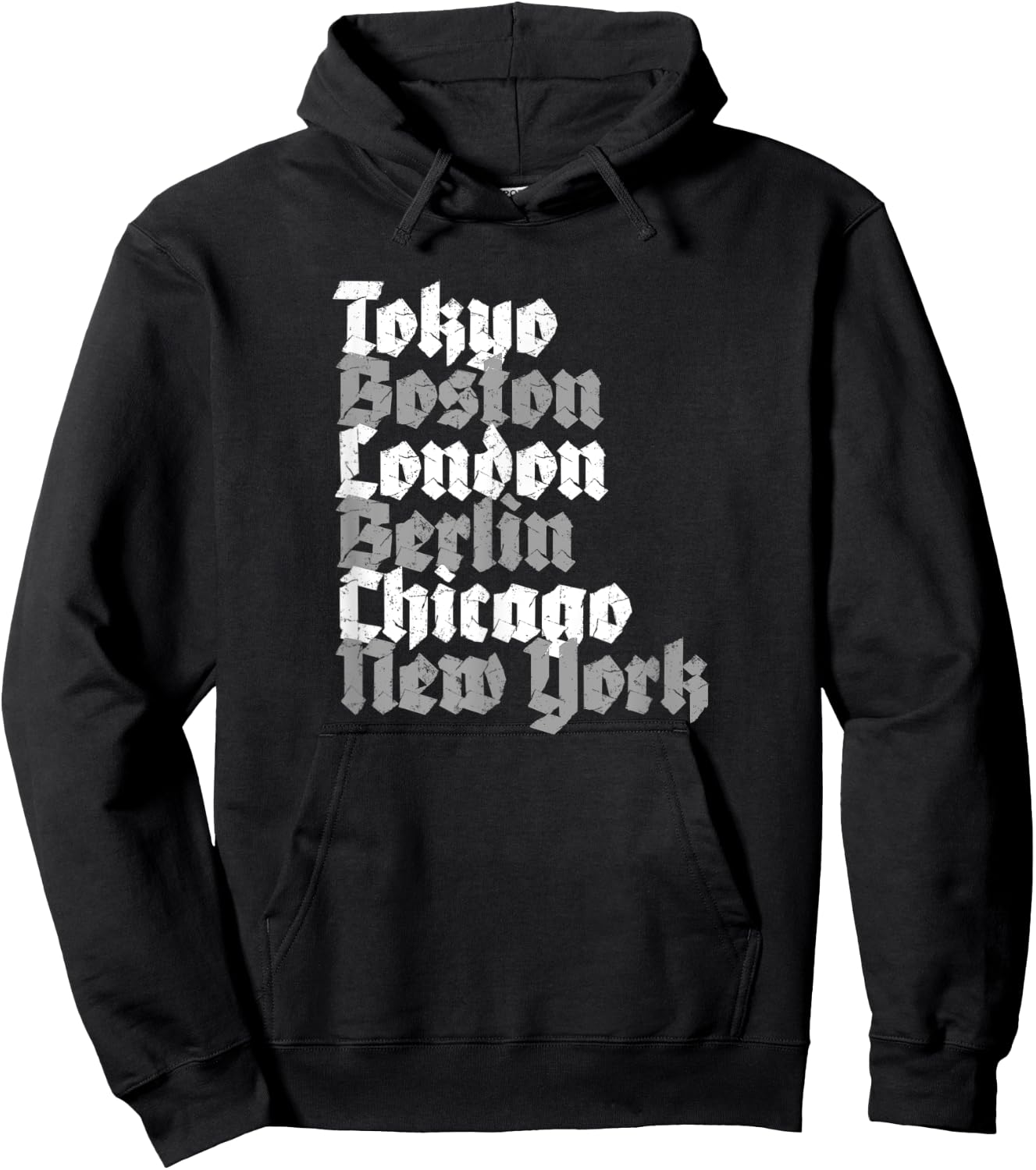 World Marathon Majors Cities Hoodie - Hoodie | Black