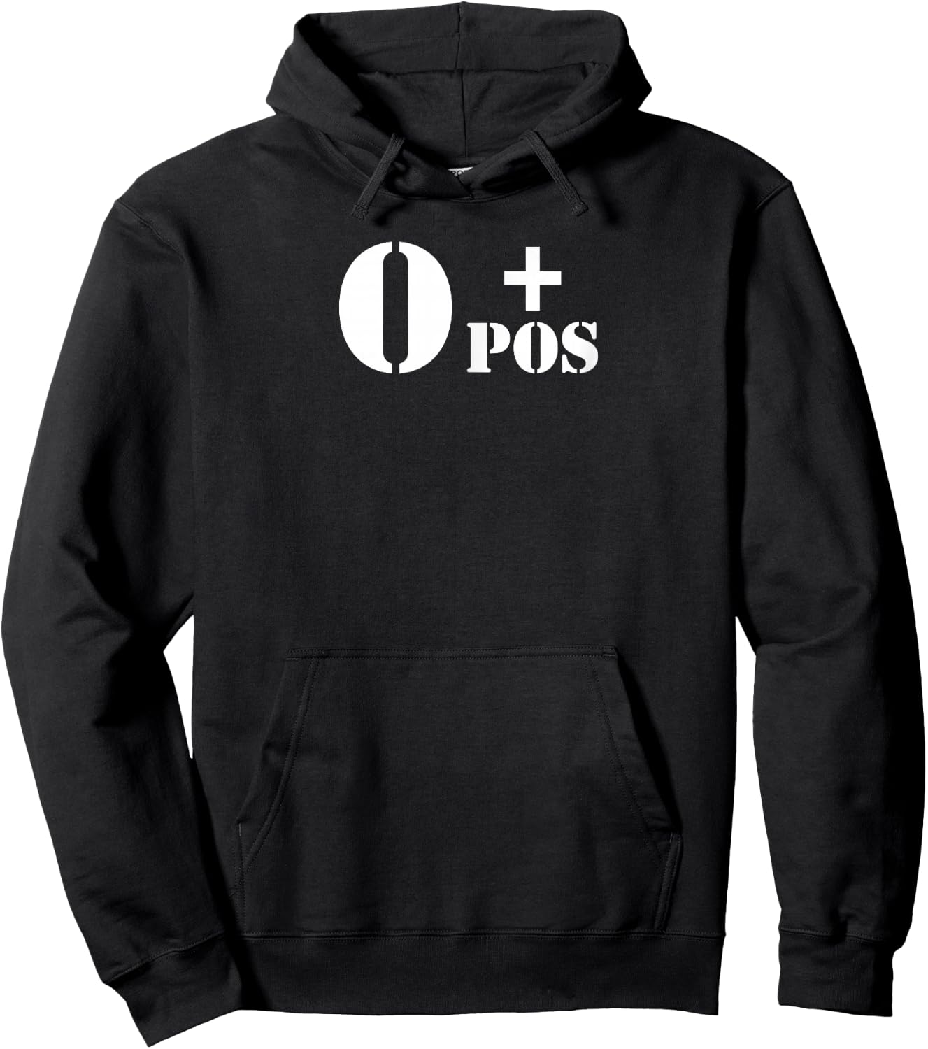 Blood Type O Positive Hoodie - Hoodie | Black