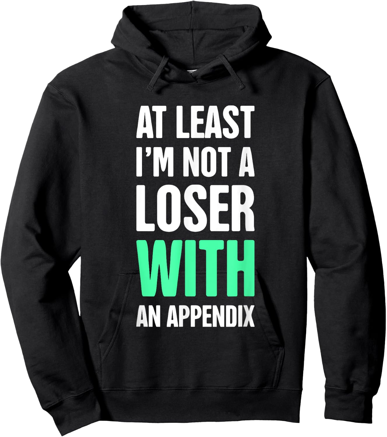 Funny Appendix Hoodie - Hoodie | Black