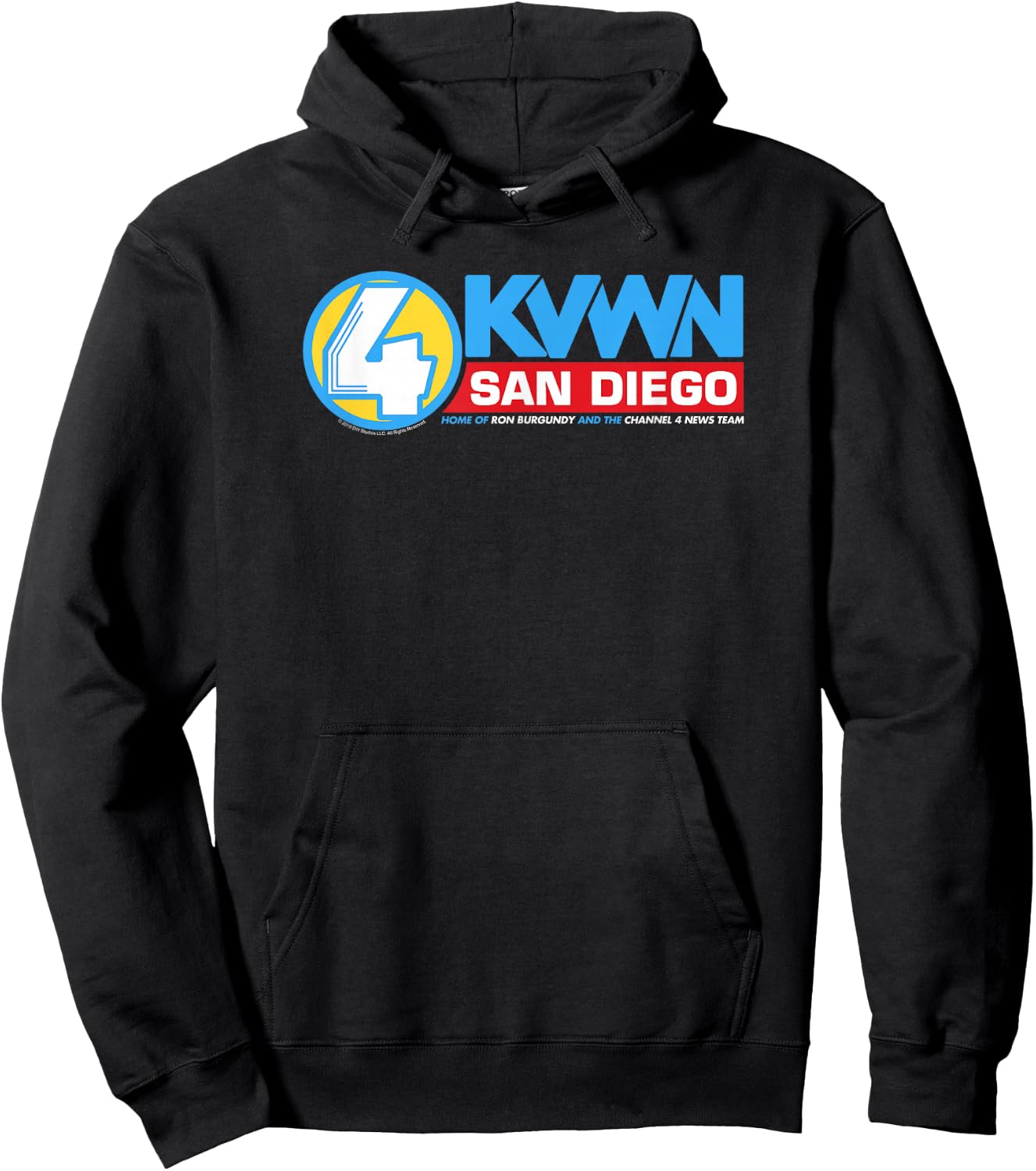 Anchorman KVWN San Diego Hoodie - Hoodie | Black