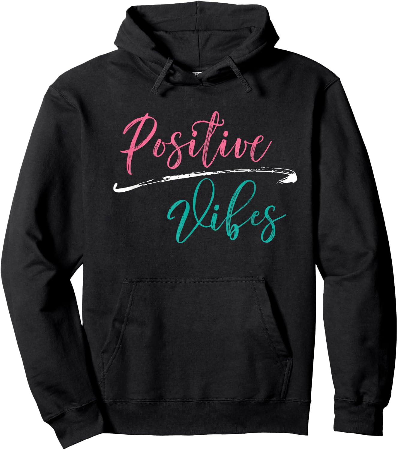 Positive Vibes - Positive Vibes and Good Times Hoodie - Hoodie | Black