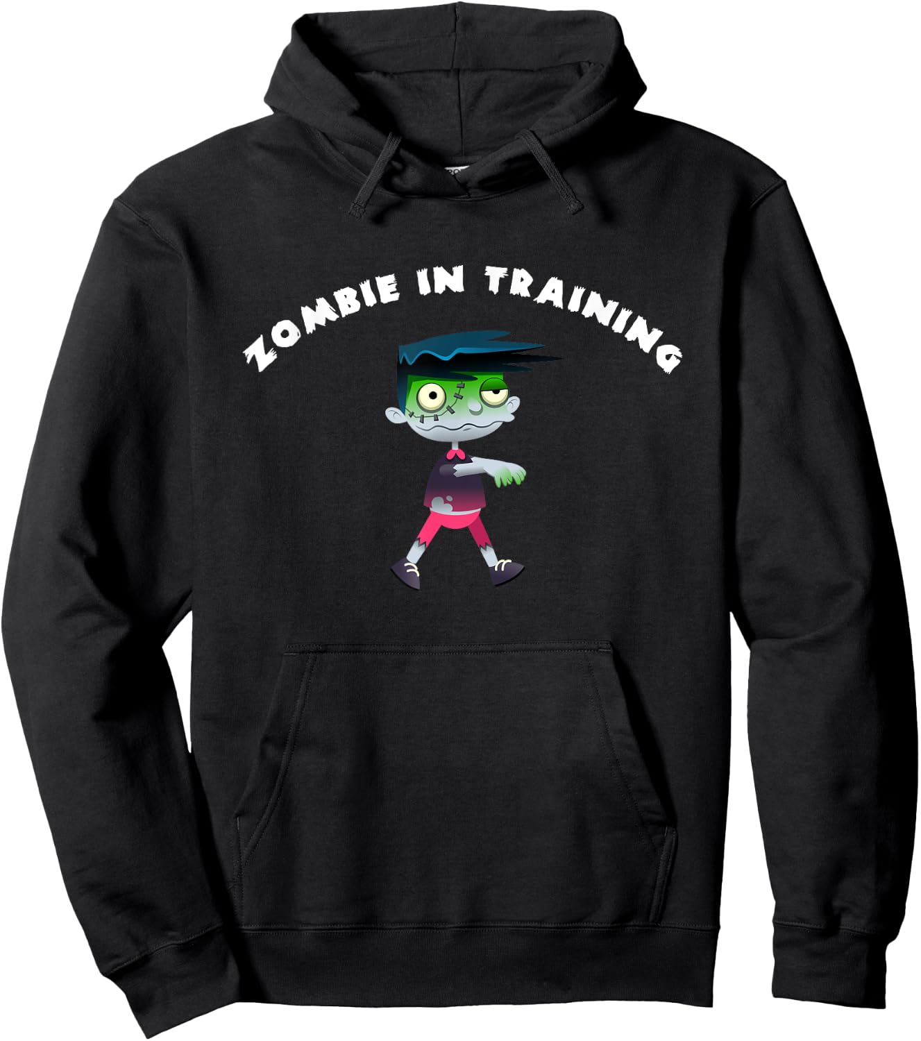 Zombie Toddler Shirt Funny Zombie Youth Hoodie - Hoodie | Black