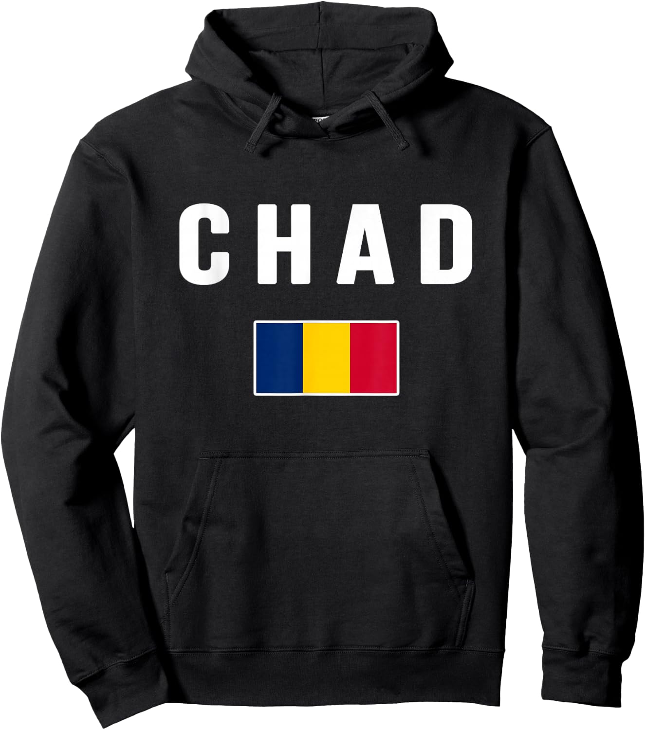 Chad Country Flag Hoodie - Hoodie | Black