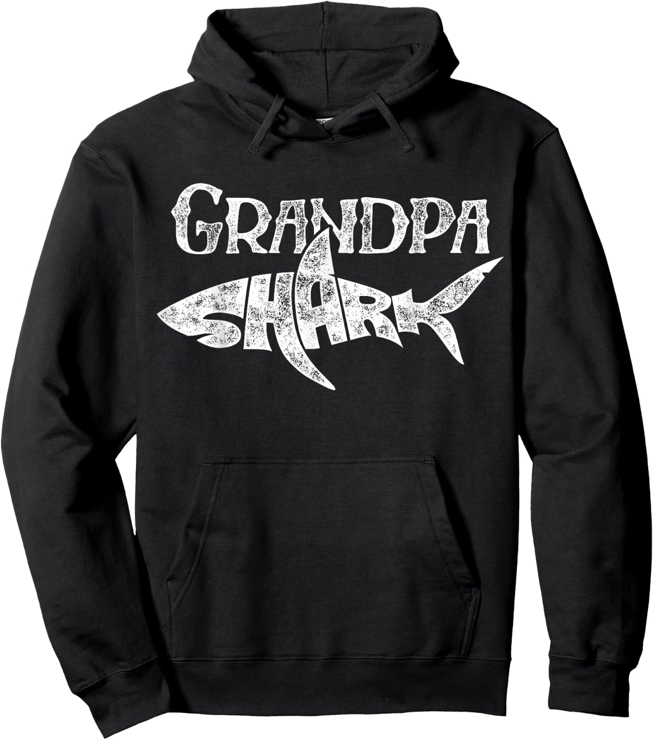 Grandpa Shark T Shirt Family Matching Men Jawsome Gifts Hoodie - Hoodie | Black