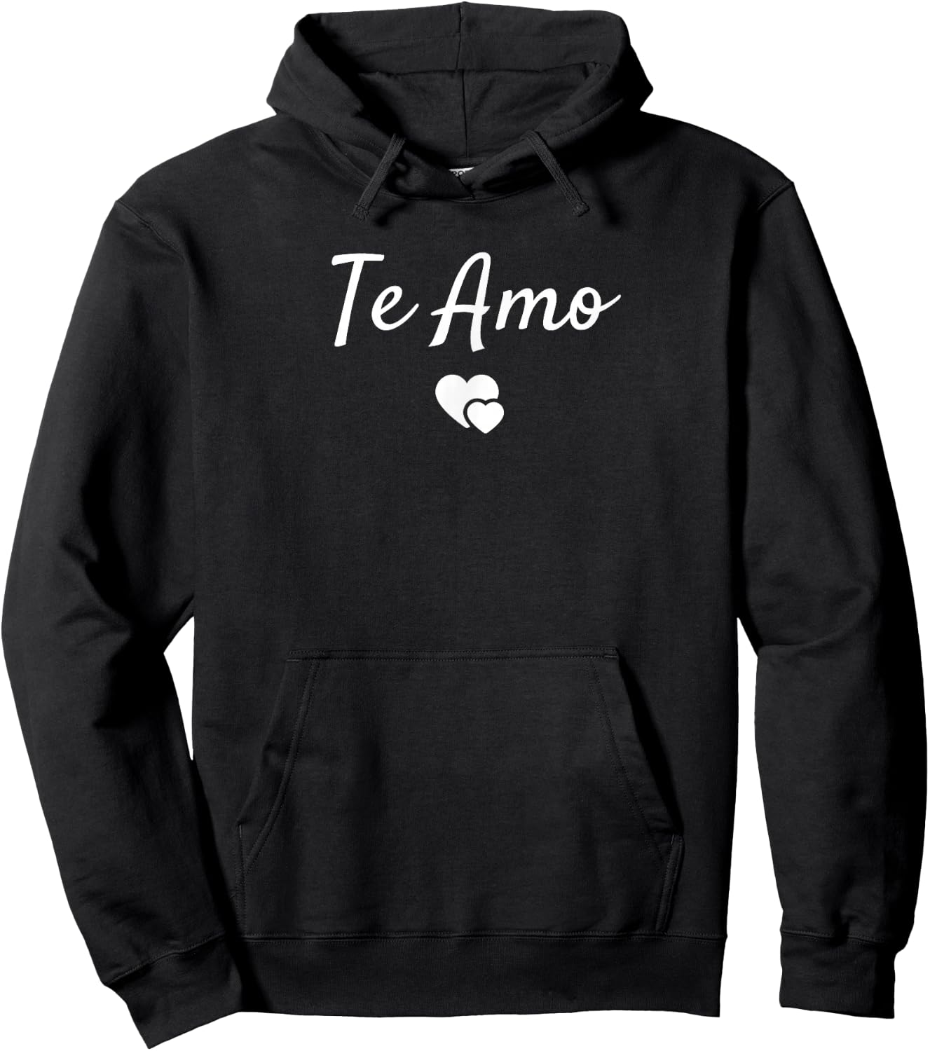 Te Amo Spanish for I Love You Hoodie - Hoodie | Black