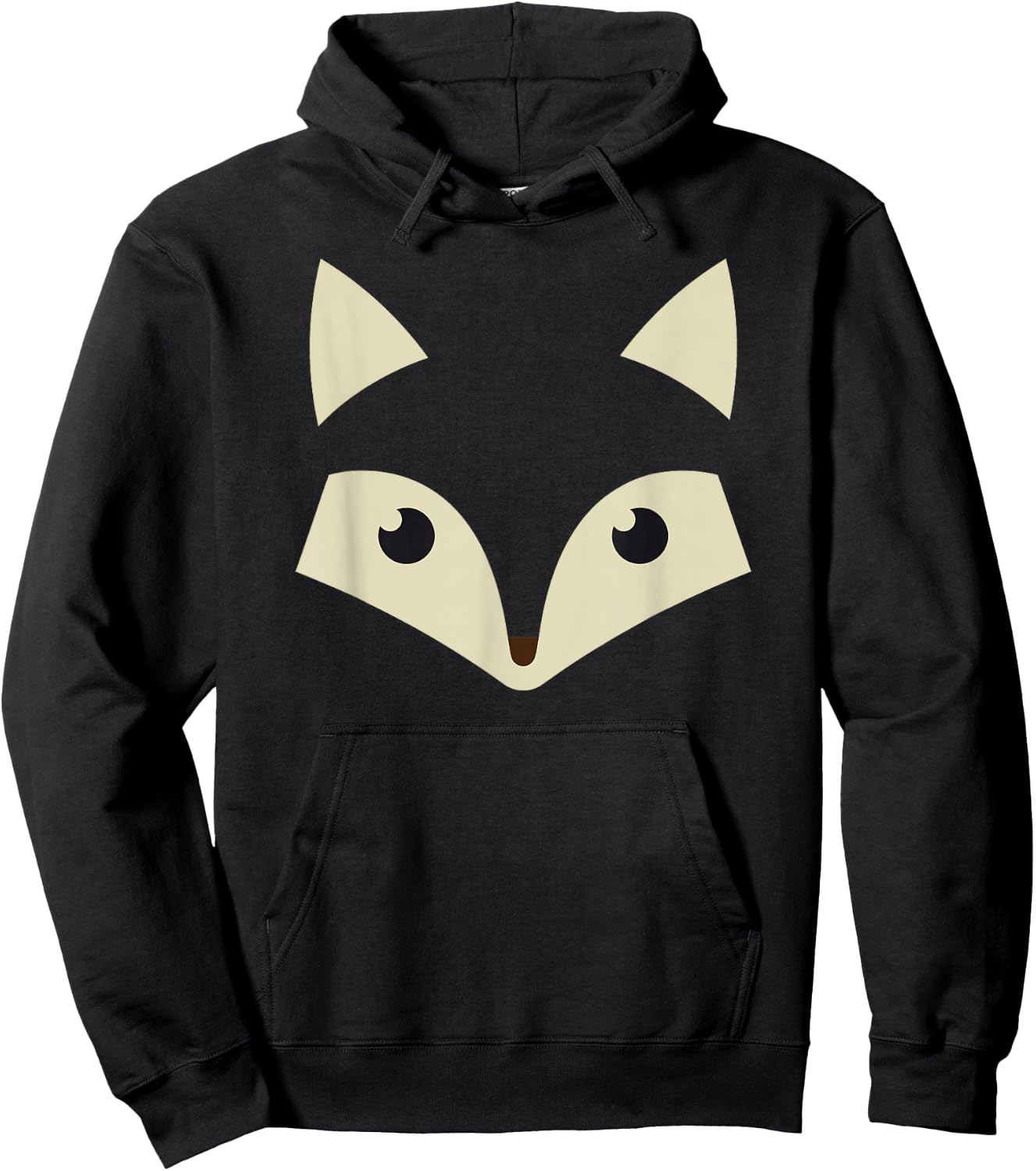 Cute Fox Face Awesome Halloween Costume Gift Shirt Hoodie - Hoodie | Black