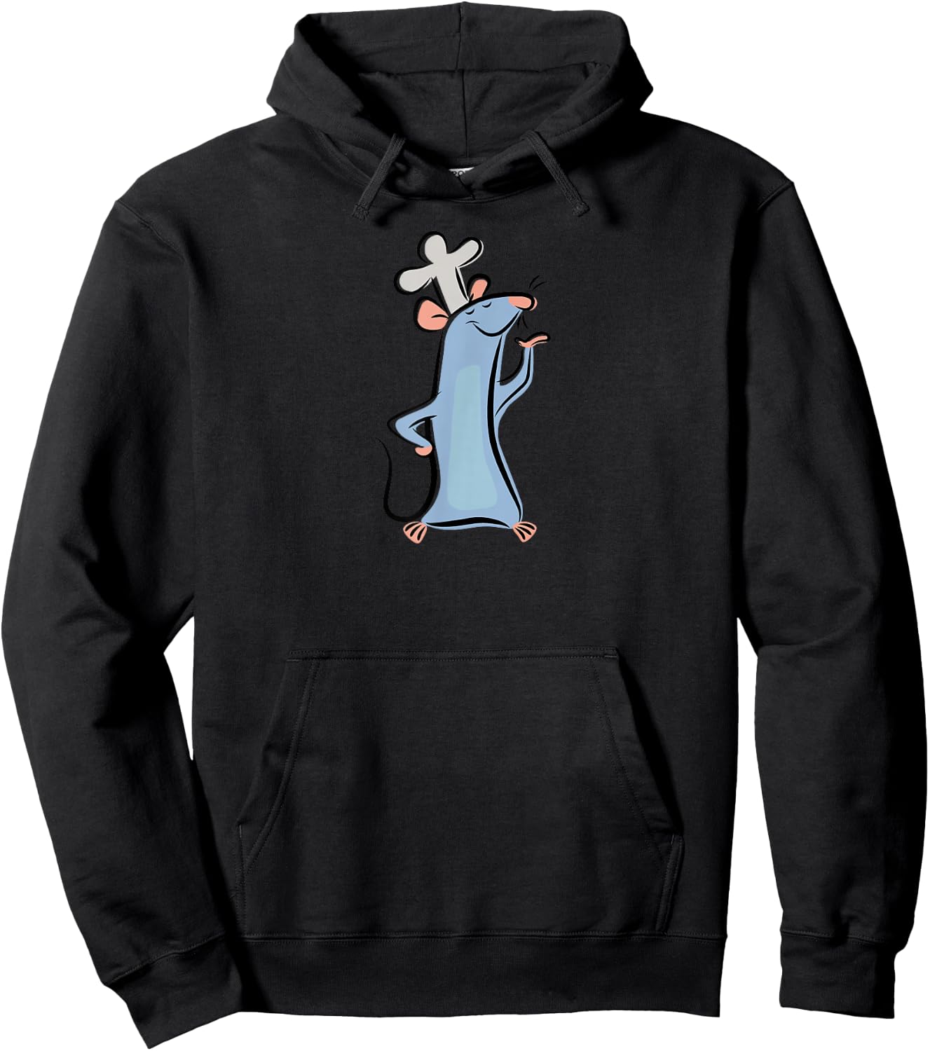 Disney Pixar Ratatouille Chef Remy Watercolor Hoodie - Hoodie | Black