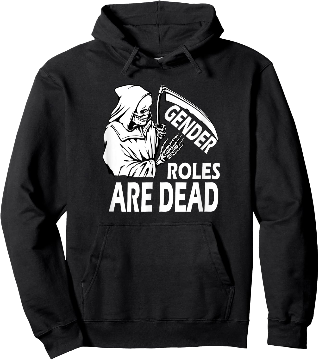 Gender Roles Are Dead Equal Rights Equality Feminist Hoodie - Hoodie | Black