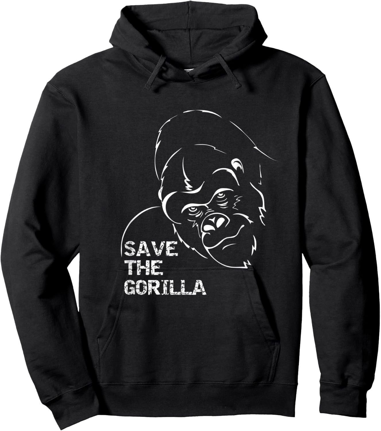 Save The Gorilla Conservation Hoodie - Hoodie | Black