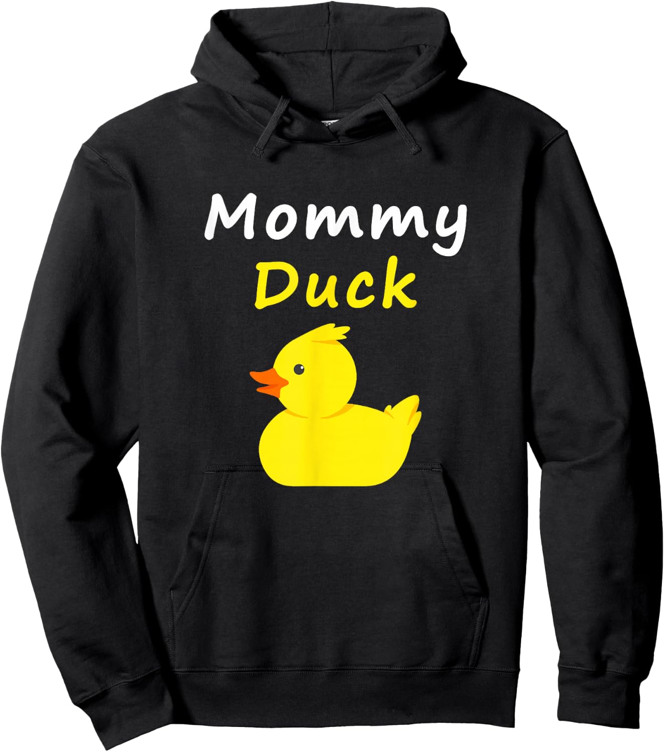 Mommy Duck Rubber Duck Hoodie - Hoodie | Black