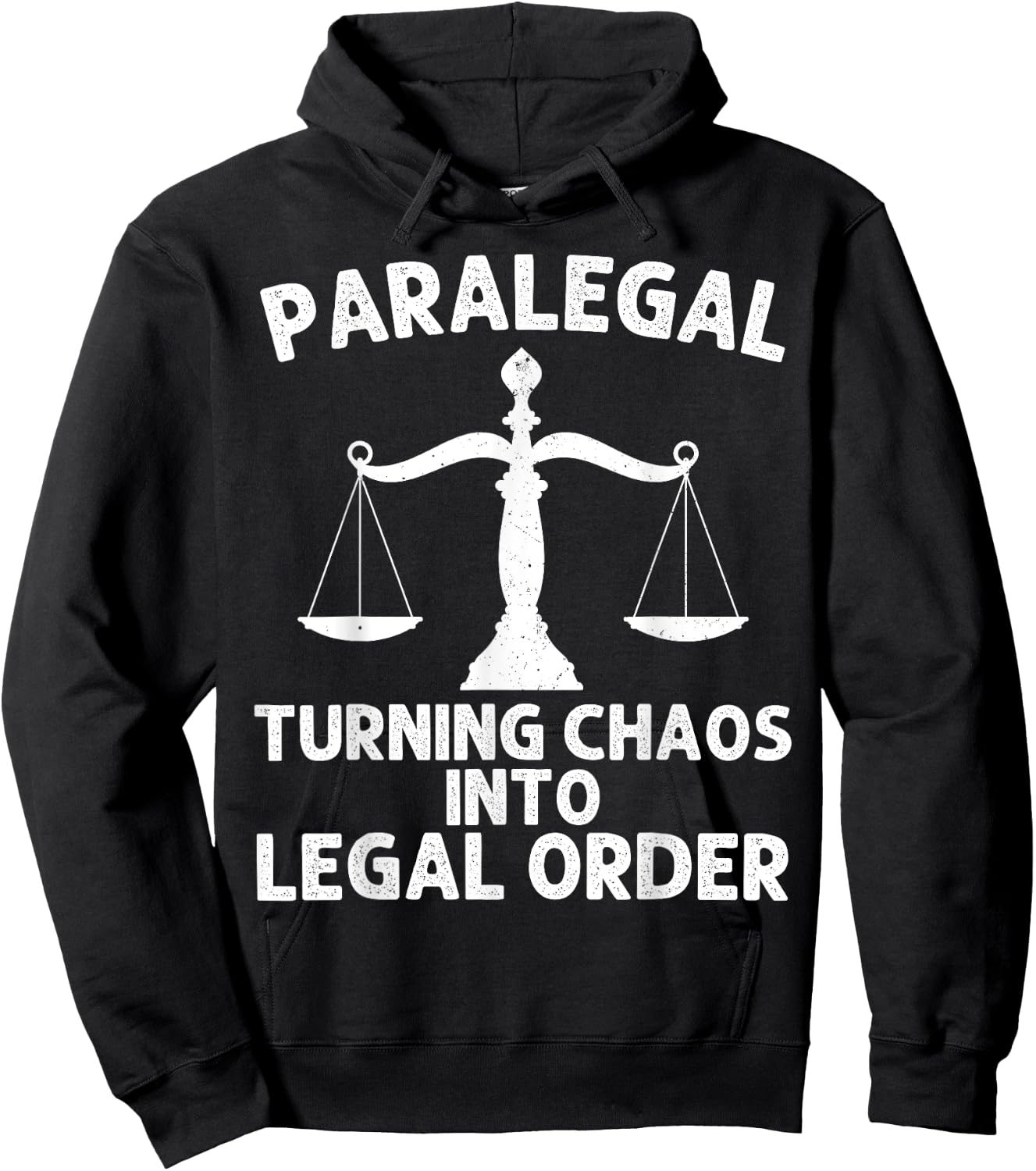 Paralegal Art Women Lawyer Legal Assistant Paralegal Hoodie - Hoodie | Black