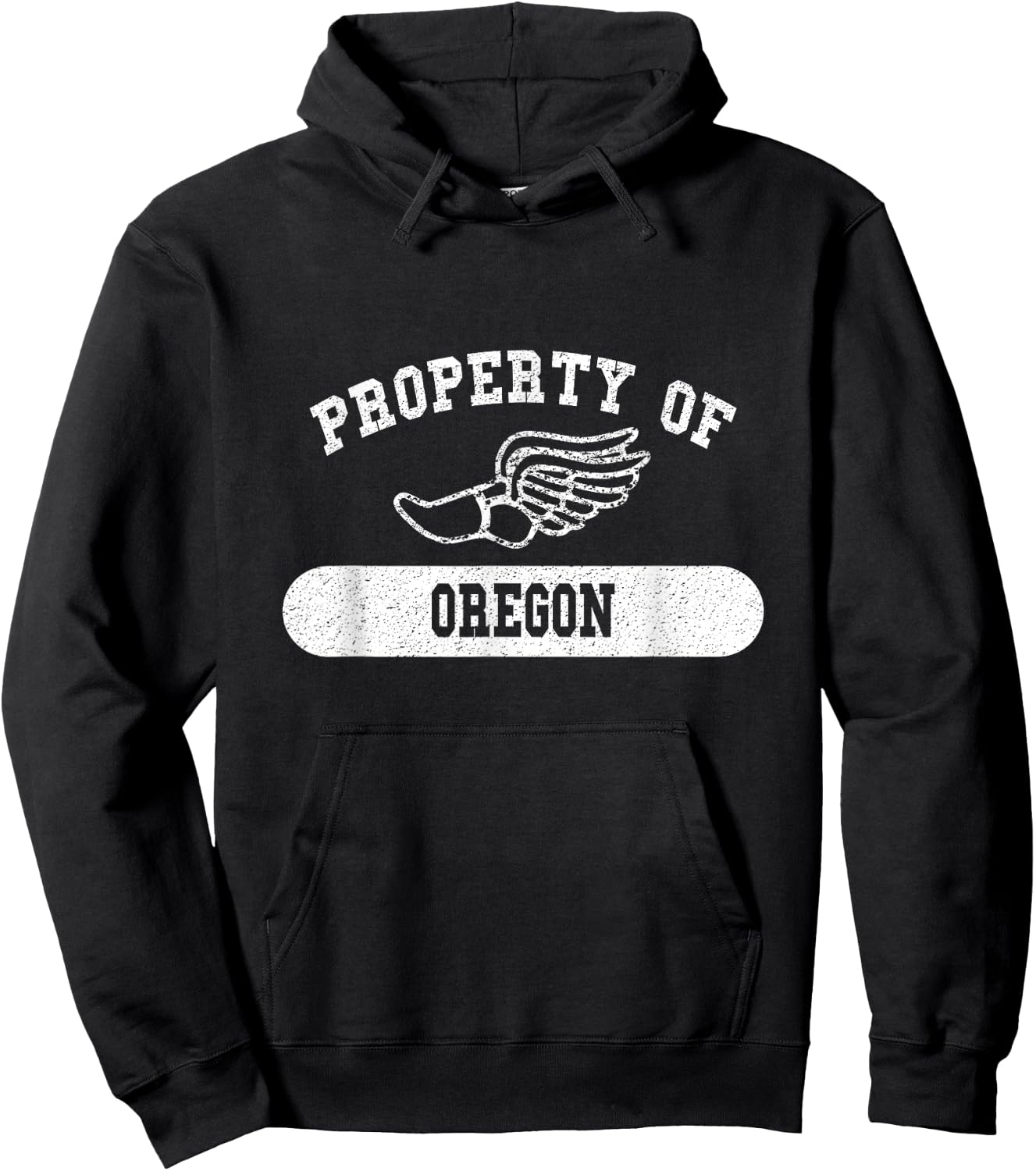 Property of Oregon Track And Field Hoodie - Hoodie | Black
