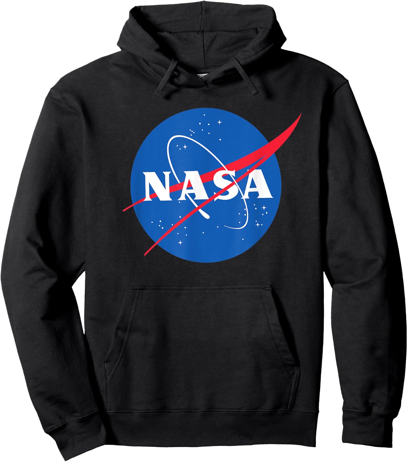 Classic NASA Logo Hoodie - Hoodie | Black